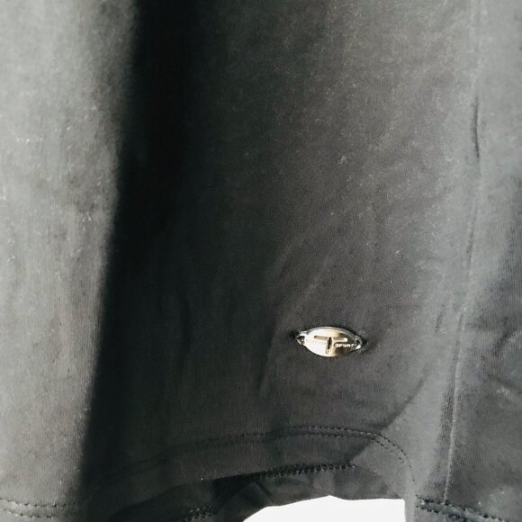 TAHARI Sport Black Long Sleeve  Logo Top Size : L  NWT  MSRP $48 - Picture 4 of 5